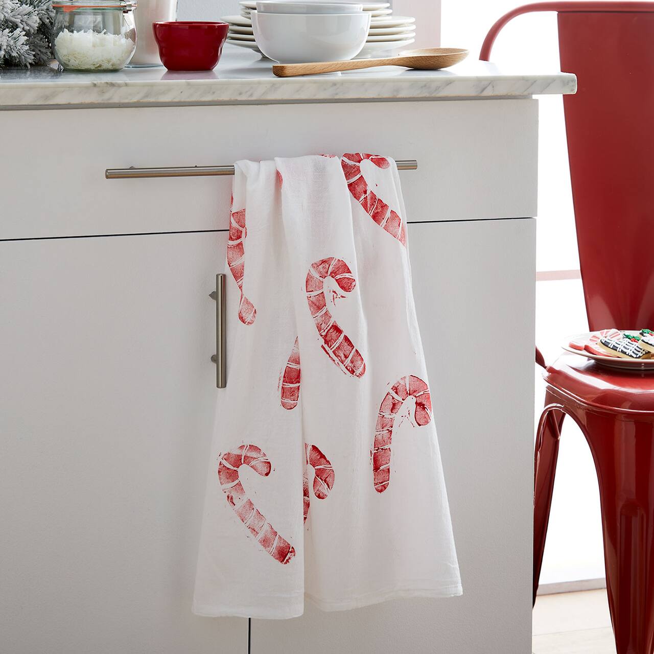 Stamped Christmas Towel